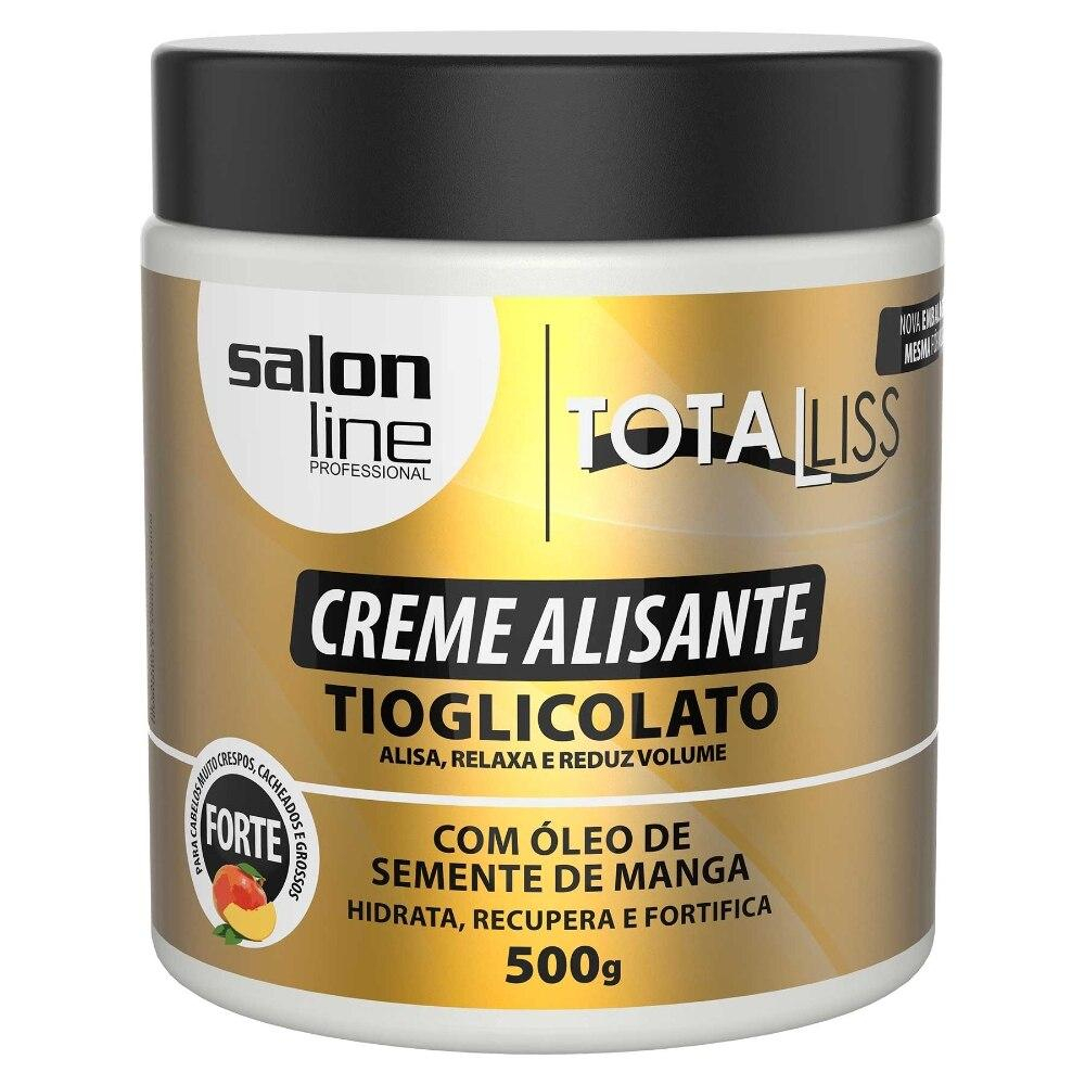 CREME ALISANTE ÓLEO SEMENTE DE MANGA FORTE SALON LINE 500GR Menor preço em CREME ALISANTE ÓLEO SEMENTE DE MANGA FORTE SALON LINE 500GR