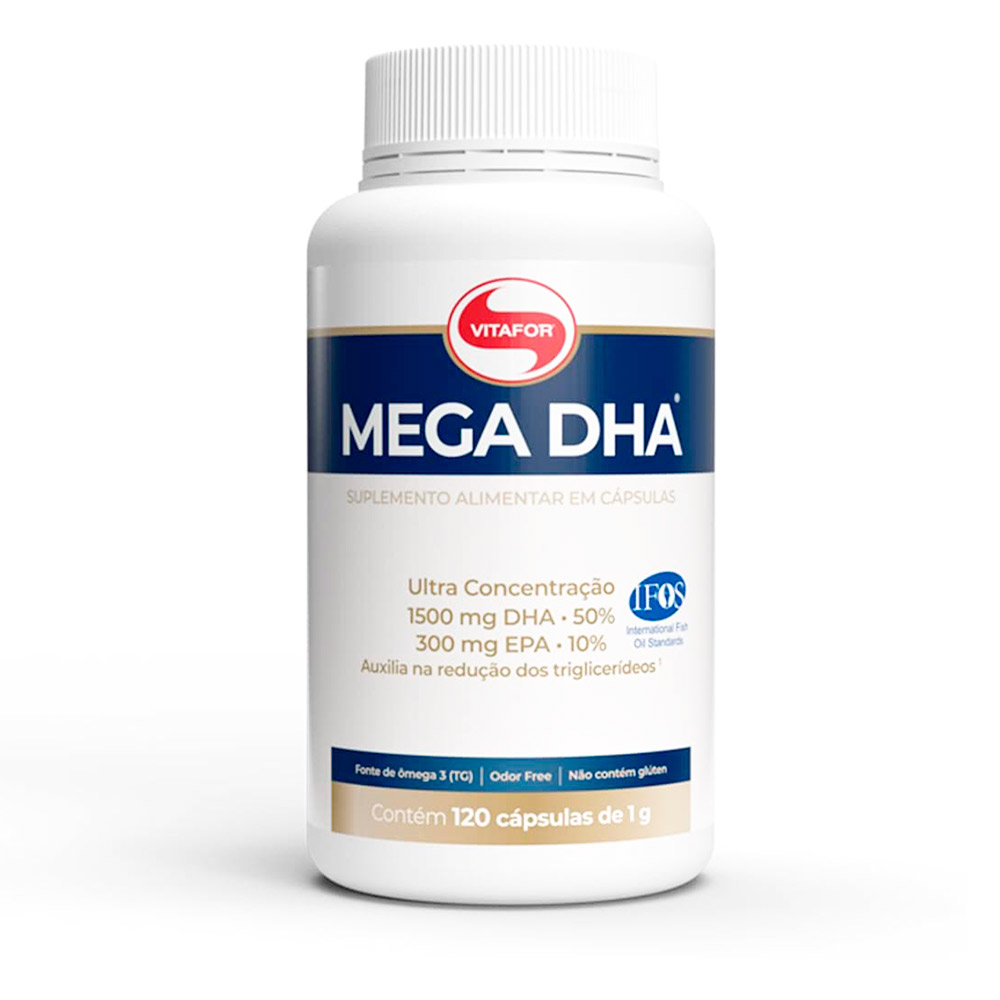 MEGA DHA 1500MG 120 CAPSULAS VITAFOR