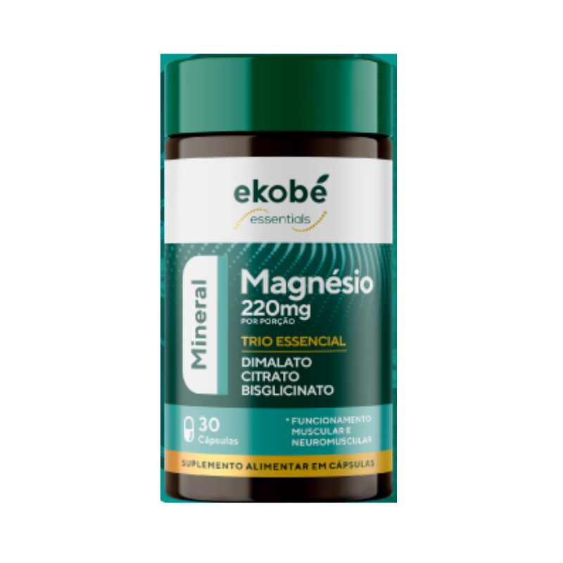 MAGNéSIOS, DIMALATO, CITRATO, BISGLICINATO, 30 CáPS 220 MG NA DOSE - EKOBé é ruim? MAGNéSIOS, DIMALATO, CITRATO, BISGLICINATO, 30 CáPS 220 MG NA DOSE - EKOBé é boa?