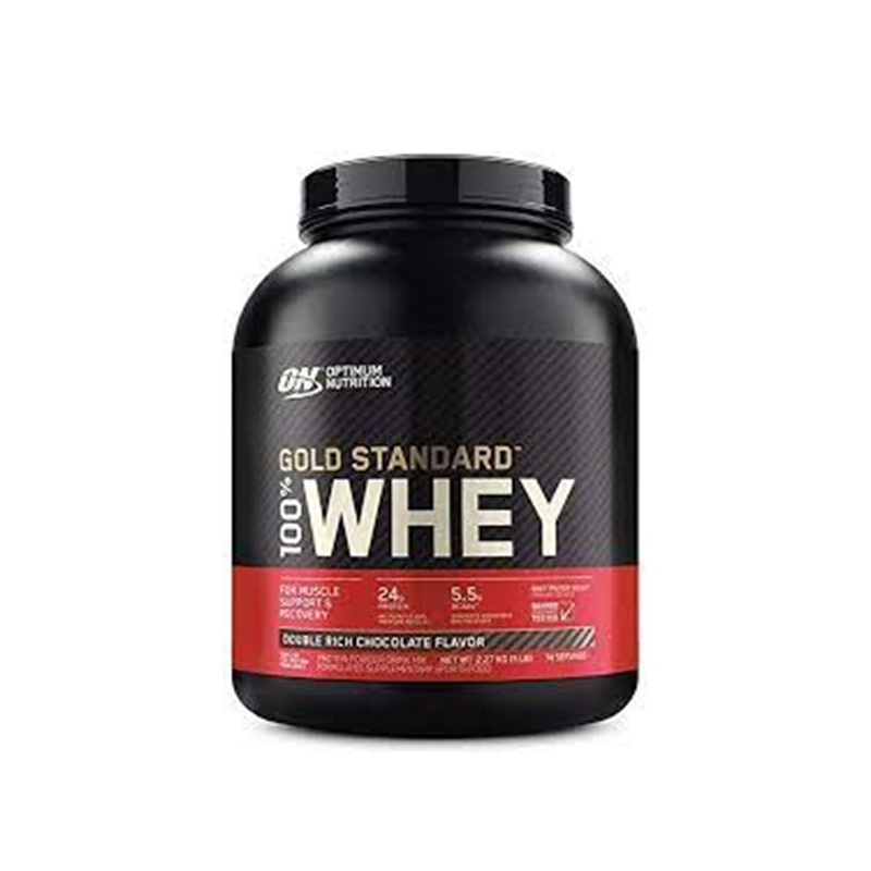 WHEY 100% GOLD STANDARD - 2,27G(5LBS) - OPTIMUM NUTRITION Double Rich Cocolate Flavor