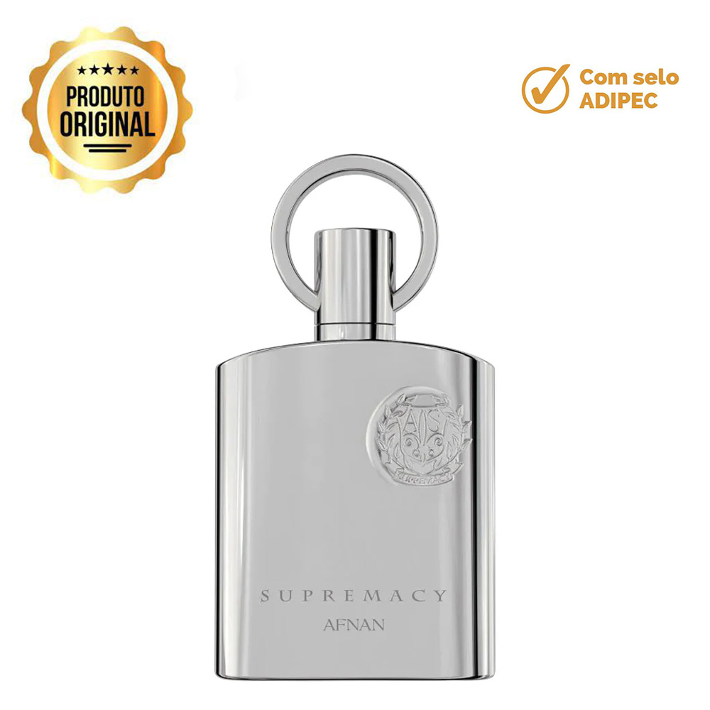 PERFUME SUPREMACY SILVER AFNAN EAU DE PARFUM MASCULINO 100ML Menor preço em PERFUME SUPREMACY SILVER AFNAN EAU DE PARFUM MASCULINO 100ML