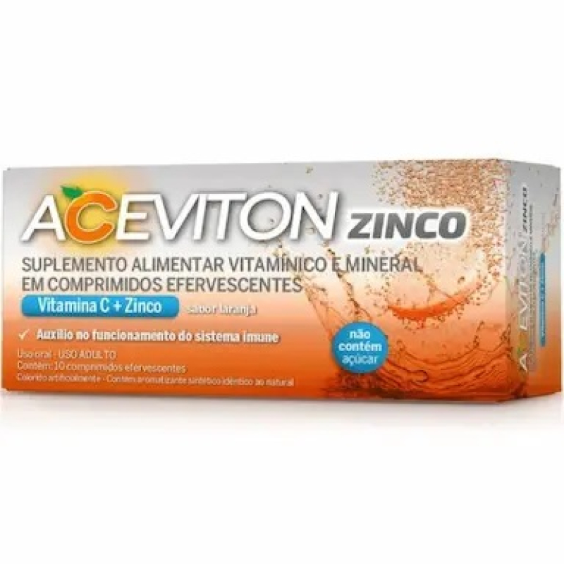 ACEVITON VITAMINA C + ZINCO 10 COMP EFERVESCENTES