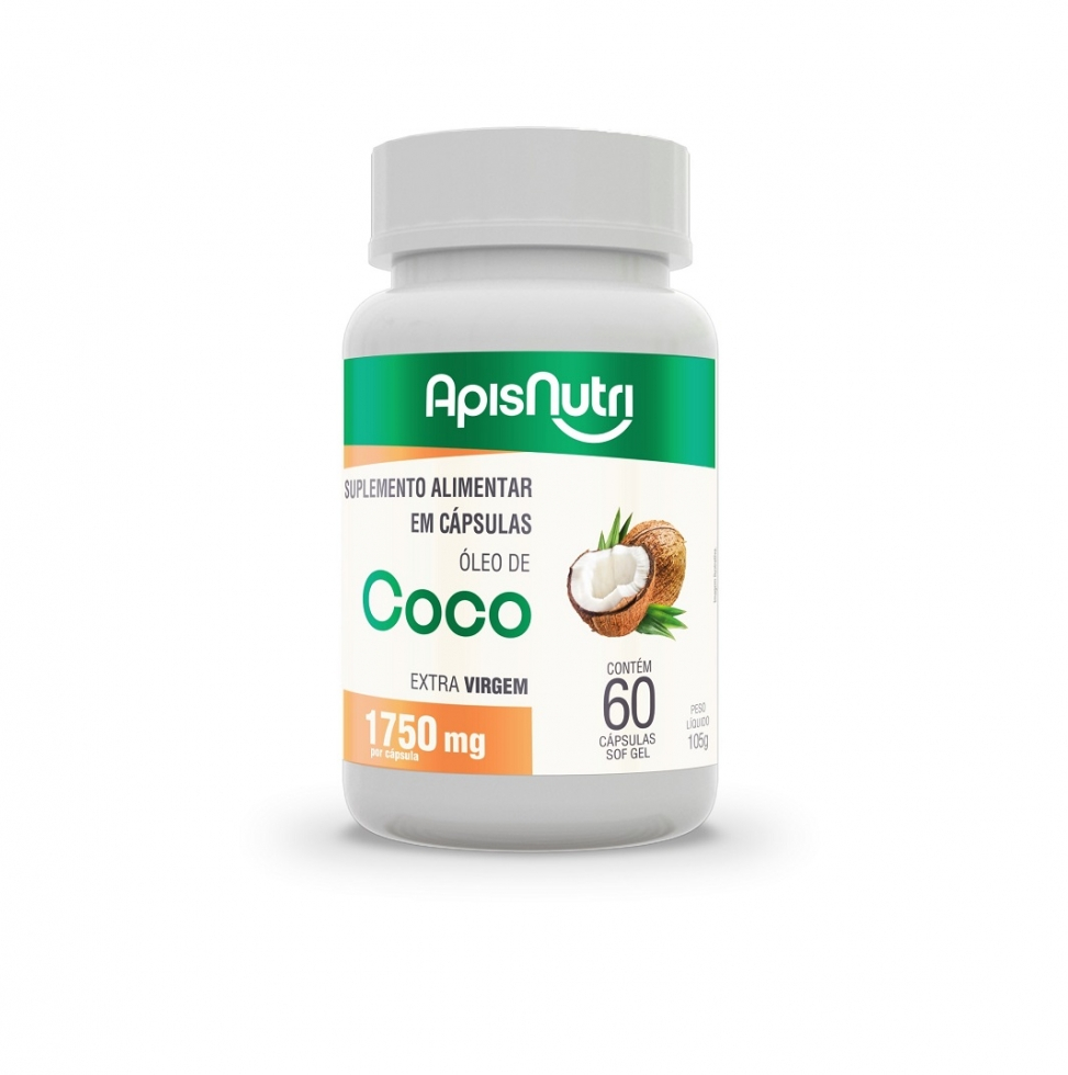 ÓLEO DE COCO EXTRA VIRGEM 1750MG (60 CAPS) - PADRãO: ÚNICO Menor preço em ÓLEO DE COCO EXTRA VIRGEM 1750MG (60 CAPS) - PADRãO: ÚNICO