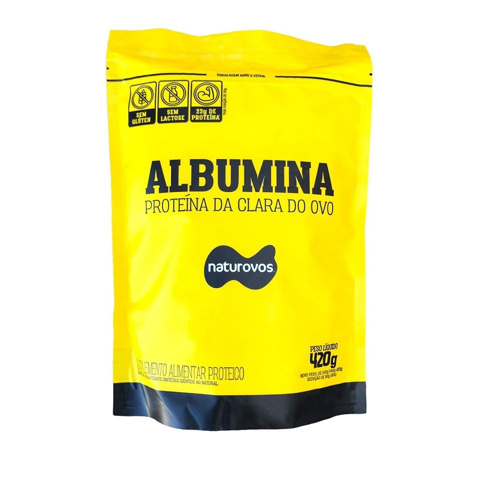 ALBUMINA (420G) - SABOR: CHOCOLATE