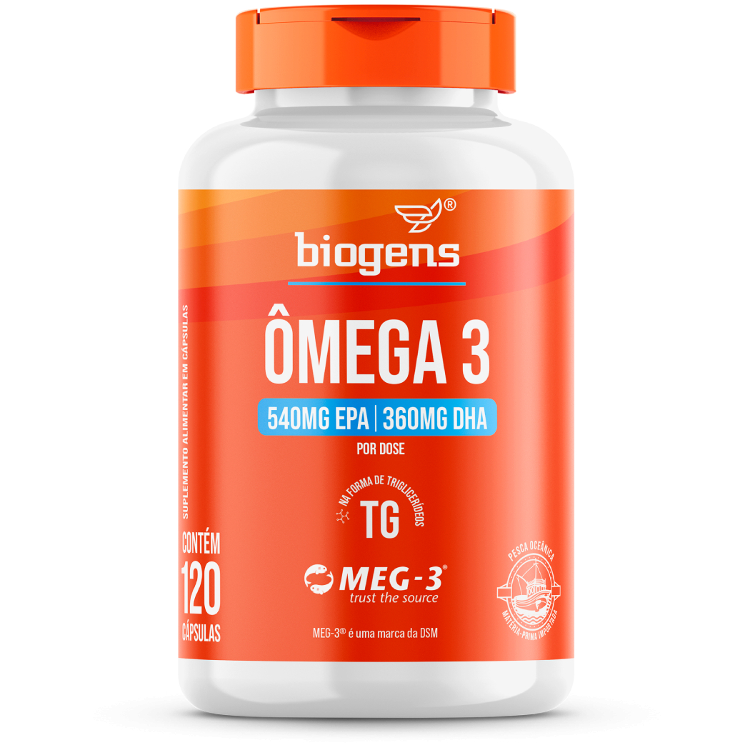 ÔMEGA 3 TG MEG-3 120 CAPS BIOGENS Neutro