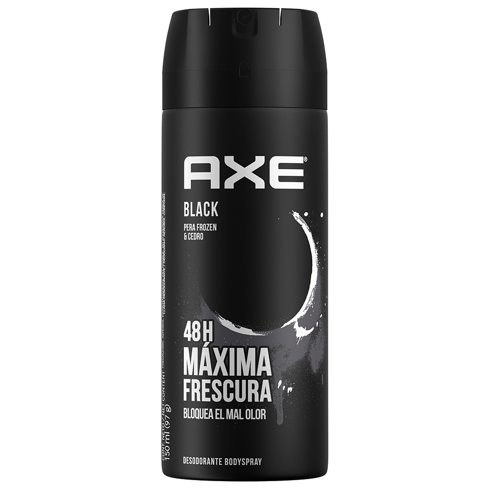 DESODORANTE BODYSPRAY AEROSOL AXE BLACK 150ML Menor preço em DESODORANTE BODYSPRAY AEROSOL AXE BLACK 150ML