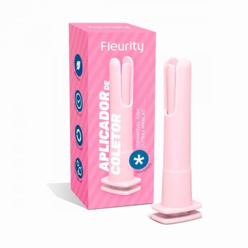 APLICADOR DE COLETOR MENSTRUAL FLEURITY
