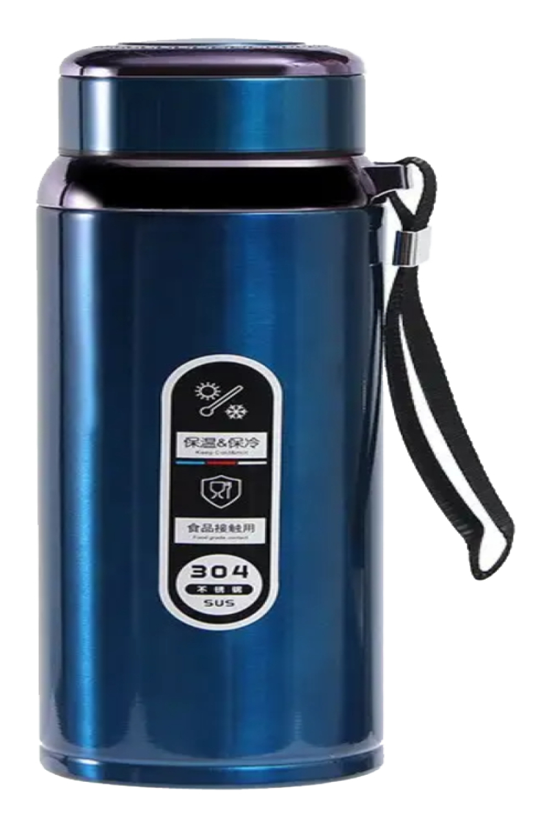 GARRAFA TéRMICA INOX SQUEEZE ACADEMIA 800ML- AZUL Menor preço em GARRAFA TéRMICA INOX SQUEEZE ACADEMIA 800ML- AZUL