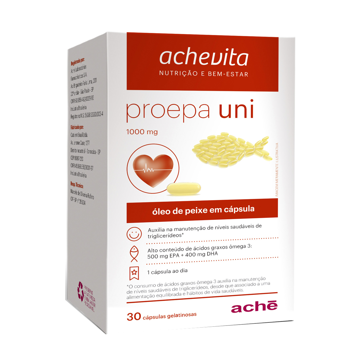 Ômega 3 Proepa Uni 1000mg cápsulas: O que é e para que serve | Droga Raia