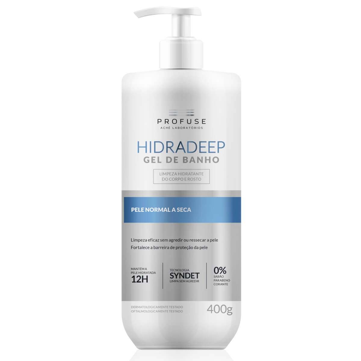 Gel de Banho Profuse Hidradeep Pele Normal a Seca com 400ml Menor preço em Gel de Banho Profuse Hidradeep Pele Normal a Seca com 400ml