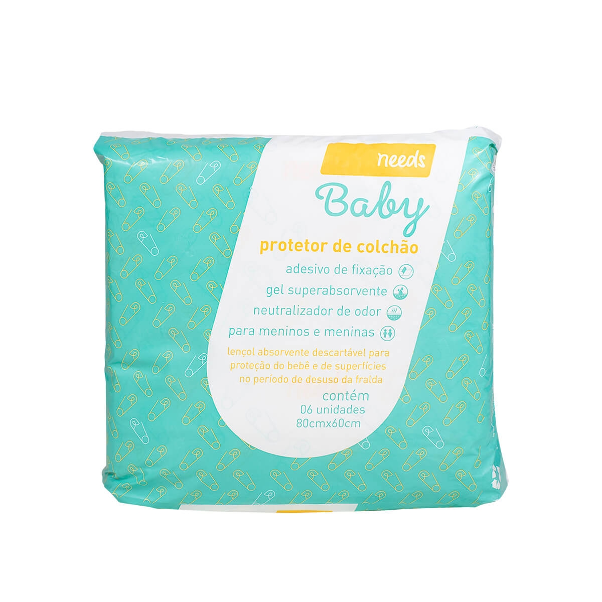 Protetor de Colchão Descartável Needs Baby com 6 unidades Menor preço em Protetor de Colchão Descartável Needs Baby com 6 unidades