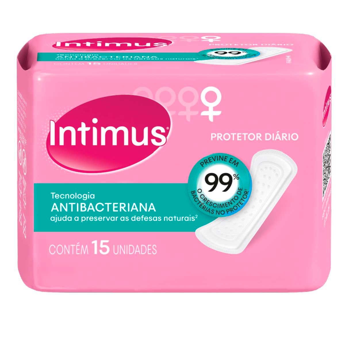 Protetor Diário Intimus Tecnologia Antibacteriana com 15 Unidades Menor preço em Protetor Diário Intimus Tecnologia Antibacteriana com 15 Unidades