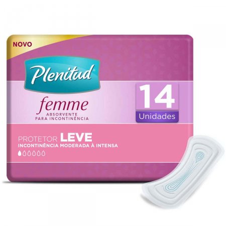 Protetor para Incontinência Urinária Plenitud Femme com 14 unidades