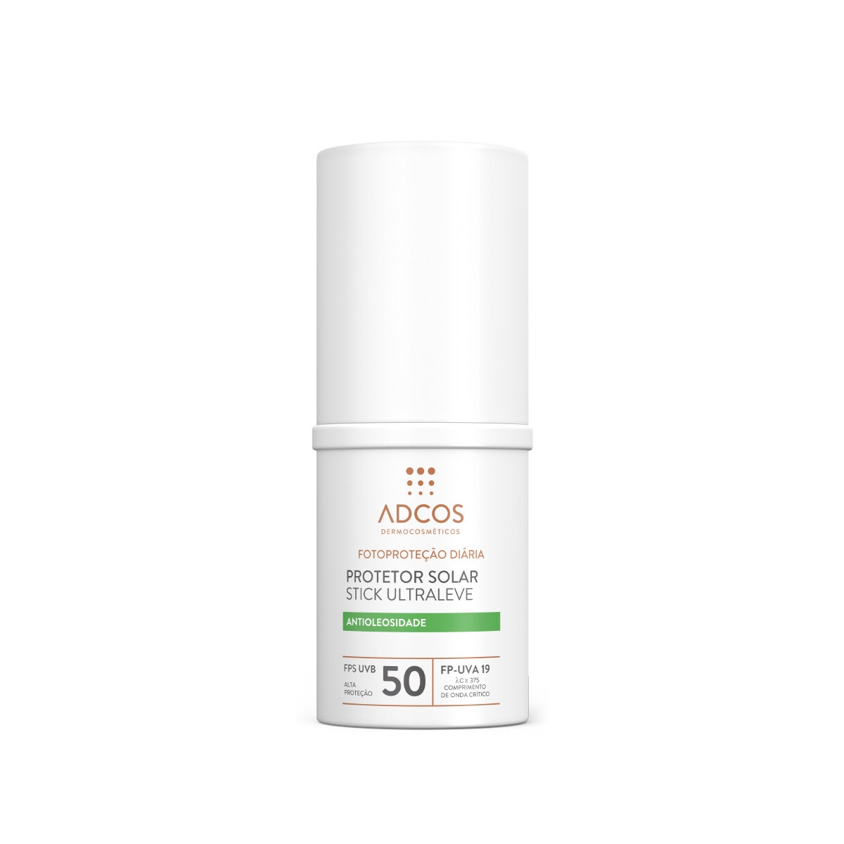 Protetor Solar Facial Adcos Stick Ultraleve Incolor FPS 50 15g Menor preço em Protetor Solar Facial Adcos Stick Ultraleve Incolor FPS 50 15g