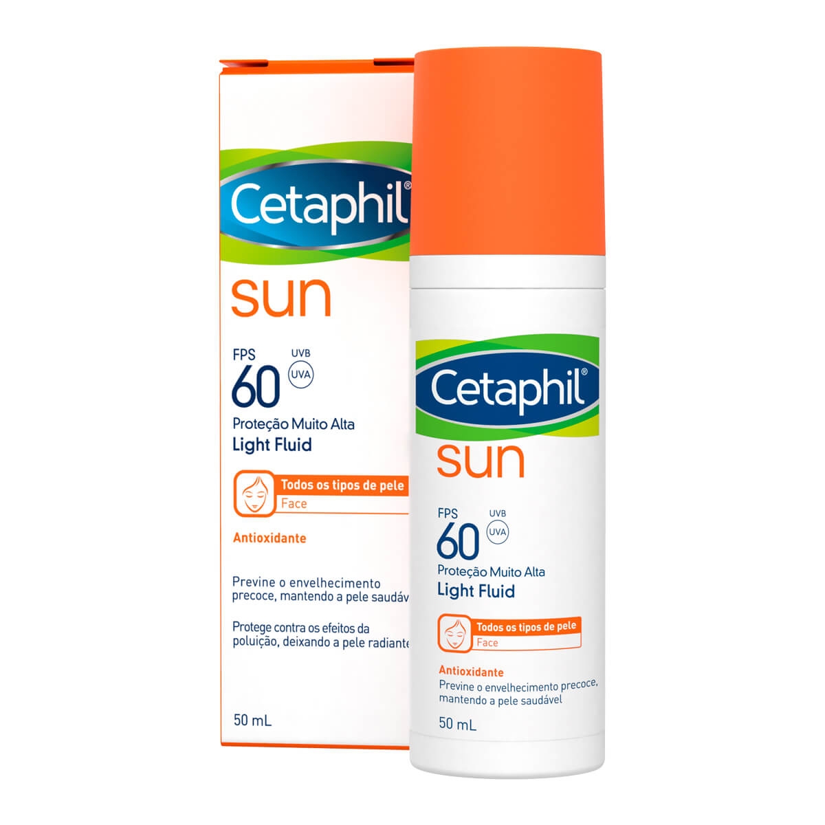 Protetor Solar Cetaphil Sun Light Fluid FPS60 50ml