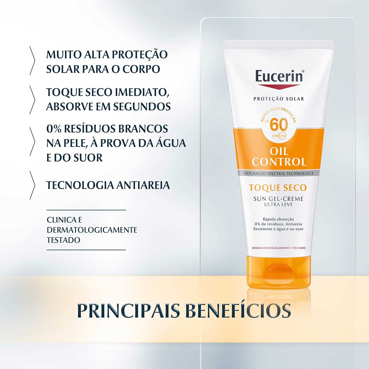 Protetor Solar Corporal Eucerin Sun Oil Control FPS 60 | Droga Raia