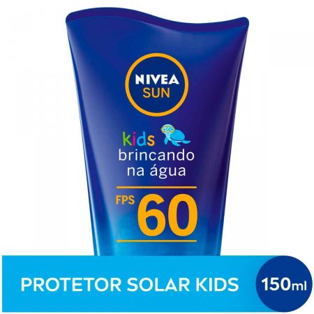 Protetor Solar Corporal Infantil Nivea Sun Kids Brincando na Água FPS 60 com 150ml
