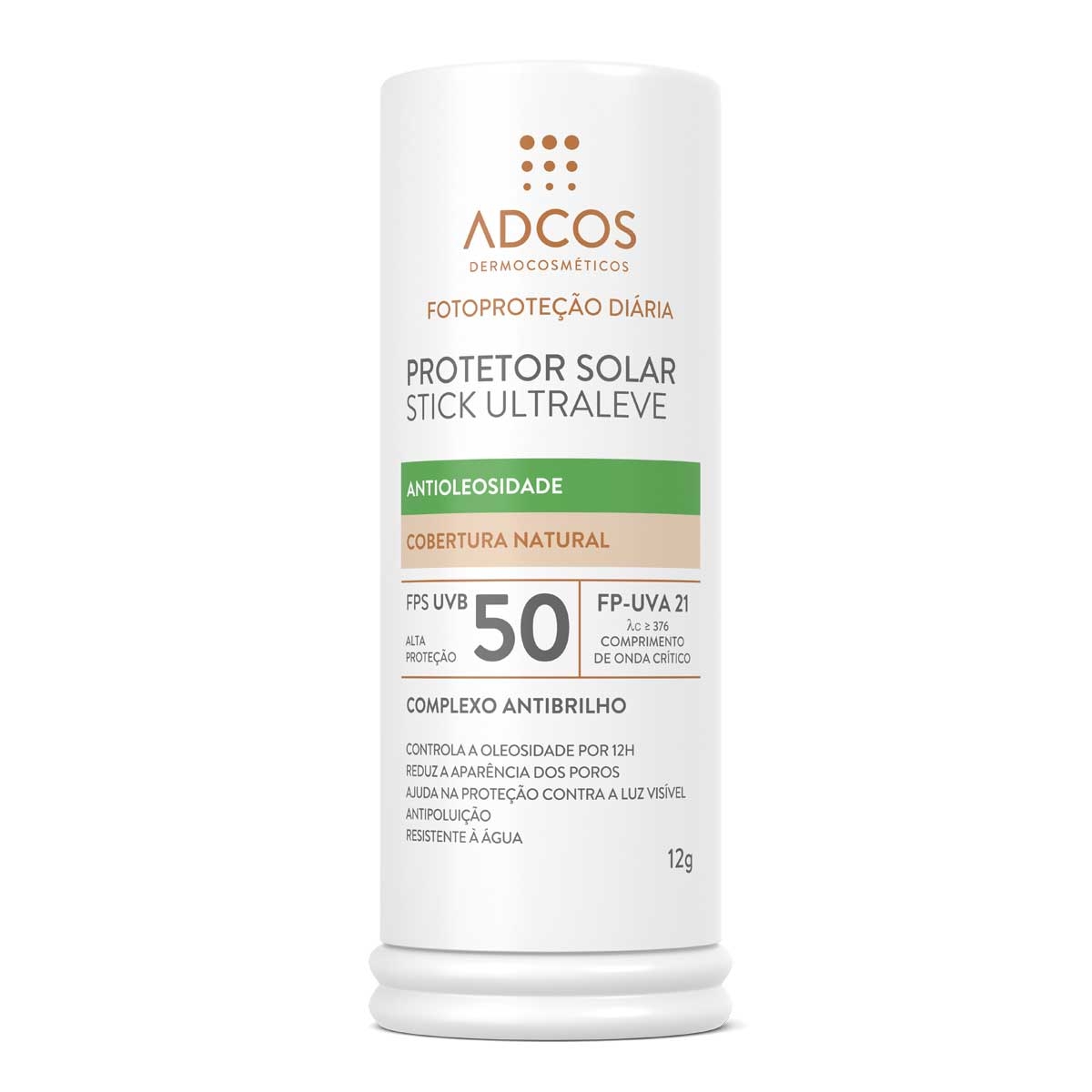 Protetor Solar Facial Adcos Stick Ultraleve Nude FPS 50 com 12g Menor preço em Protetor Solar Facial Adcos Stick Ultraleve Nude FPS 50 com 12g