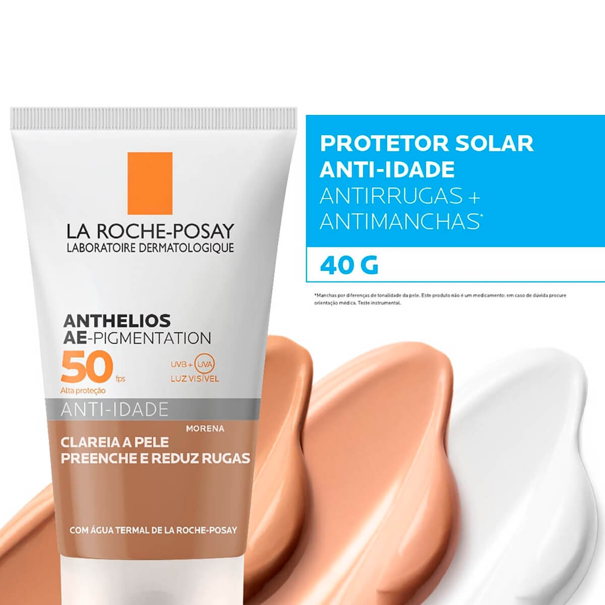 protetor anthelios pigmentation fps50 posay 40g morena pacheco drogaria 40gr lorea drogarias extrafarma drogaraia