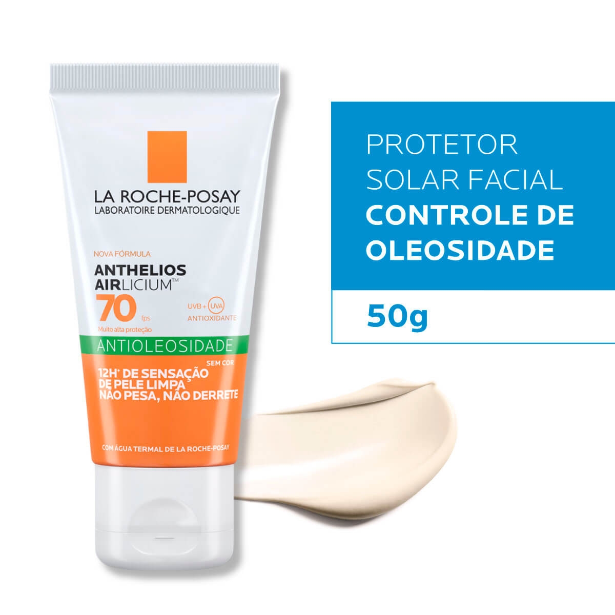 Protetor Solar La Roche-Posay Anthelios Airlicium FPS 70 Facial Antioleosidade 50g é boa?