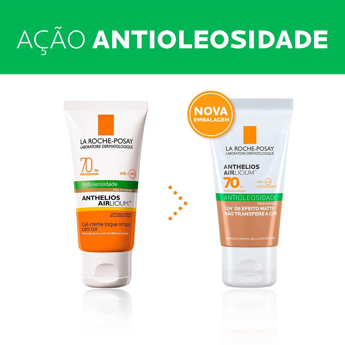 Protetor Solar La Roche-Posay Anthelios Airlicium Antioleosidade ...