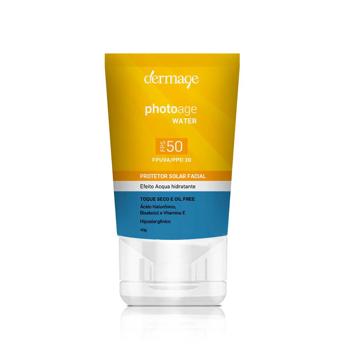 Protetor Solar Facial Dermage Photoage Water FPS 50 40g Menor preço em Protetor Solar Facial Dermage Photoage Water FPS 50 40g