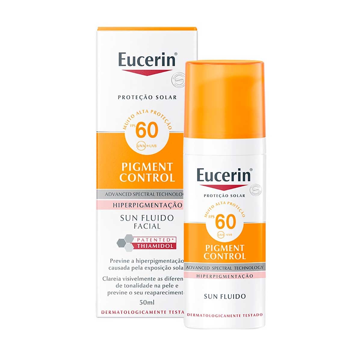 Protetor Solar Facial Eucerin Pigment Control FPS60 com 50ml
