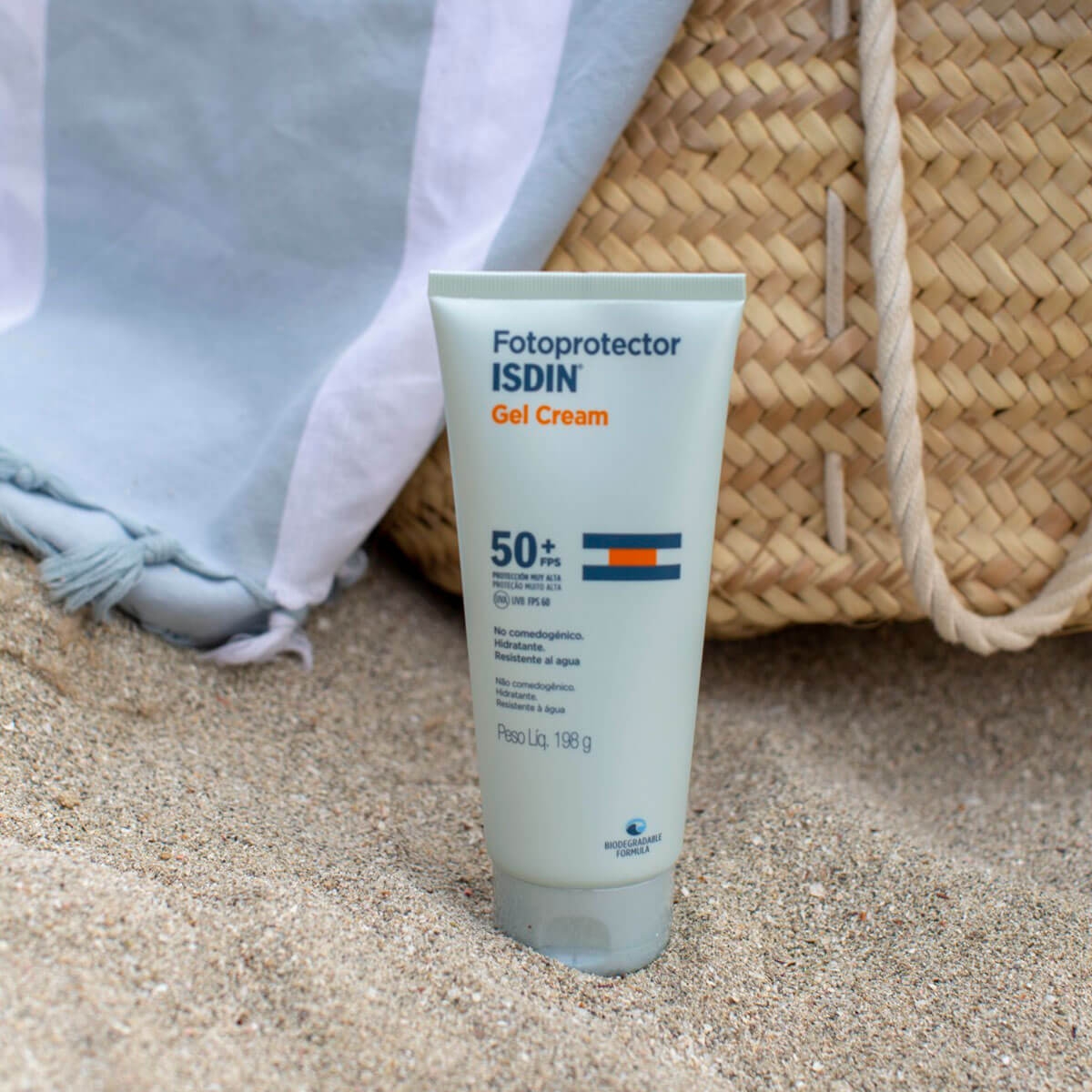 Protetor Solar Corporal Isdin Gel Creme FPS 50 com 198g | Droga Raia