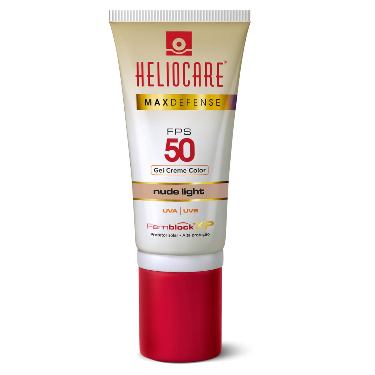 Protetor Solar Color Nude Light Heliocare Max Defense FPS 50 Gel Creme com 50g Menor preço em Protetor Solar Color Nude Light Heliocare Max Defense FPS 50 Gel Creme com 50g