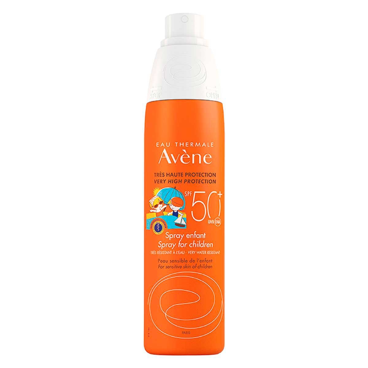 Protetor Solar Infantil Avène FPS 50 Spray com 200ml Menor preço em Protetor Solar Infantil Avène FPS 50 Spray com 200ml