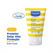 Protetor Solar Mustela FPS 50+ com 100ml