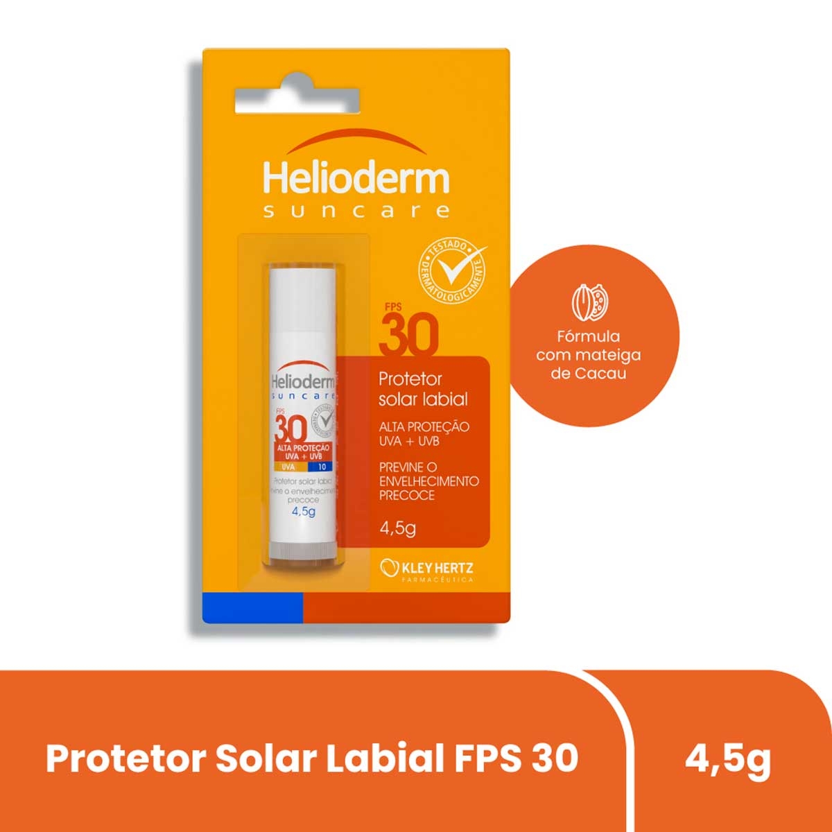 Protetor Solar Labial Helioderm Suncare FPS30 com 4,5g é ruim? Protetor Solar Labial Helioderm Suncare FPS30 com 4,5g é boa?