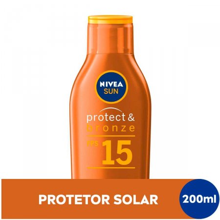Protetor Solar Corporal Nivea Sun Protect & Bronze FPS 15 com 200ml