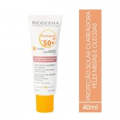 Protetor Solar Facial Bioderma Photoderm M Dourado com Ação Clareadora FPS 50+ 40ml