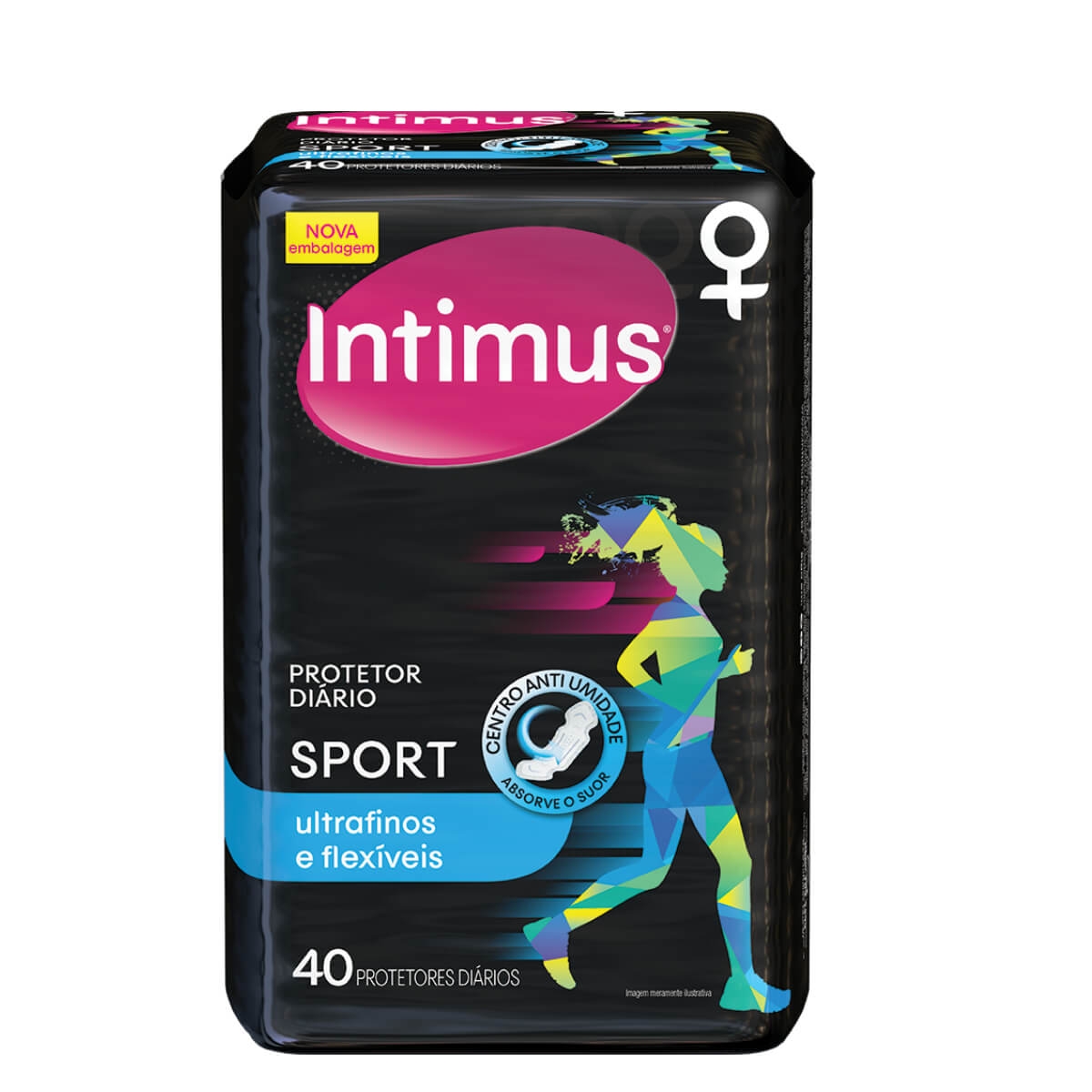 Protetor Diário Ultrafino Intimus Sport 