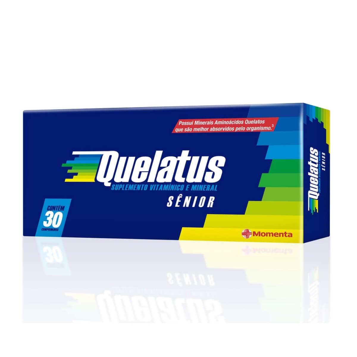 Suplemento Vitamínico e Mineral Quelatus Sênior com 30 comprimidos Menor preço em Suplemento Vitamínico e Mineral Quelatus Sênior com 30 comprimidos