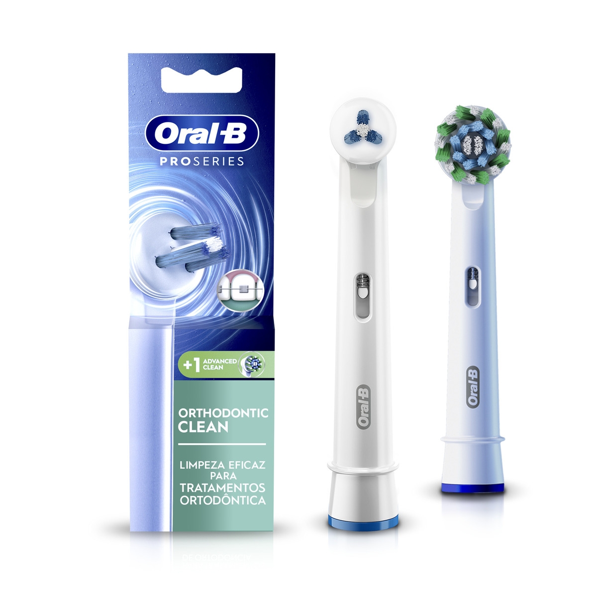 Refil p/ escova elétrica Oral B Pro Series Orthodontic Clean 2 unid ...