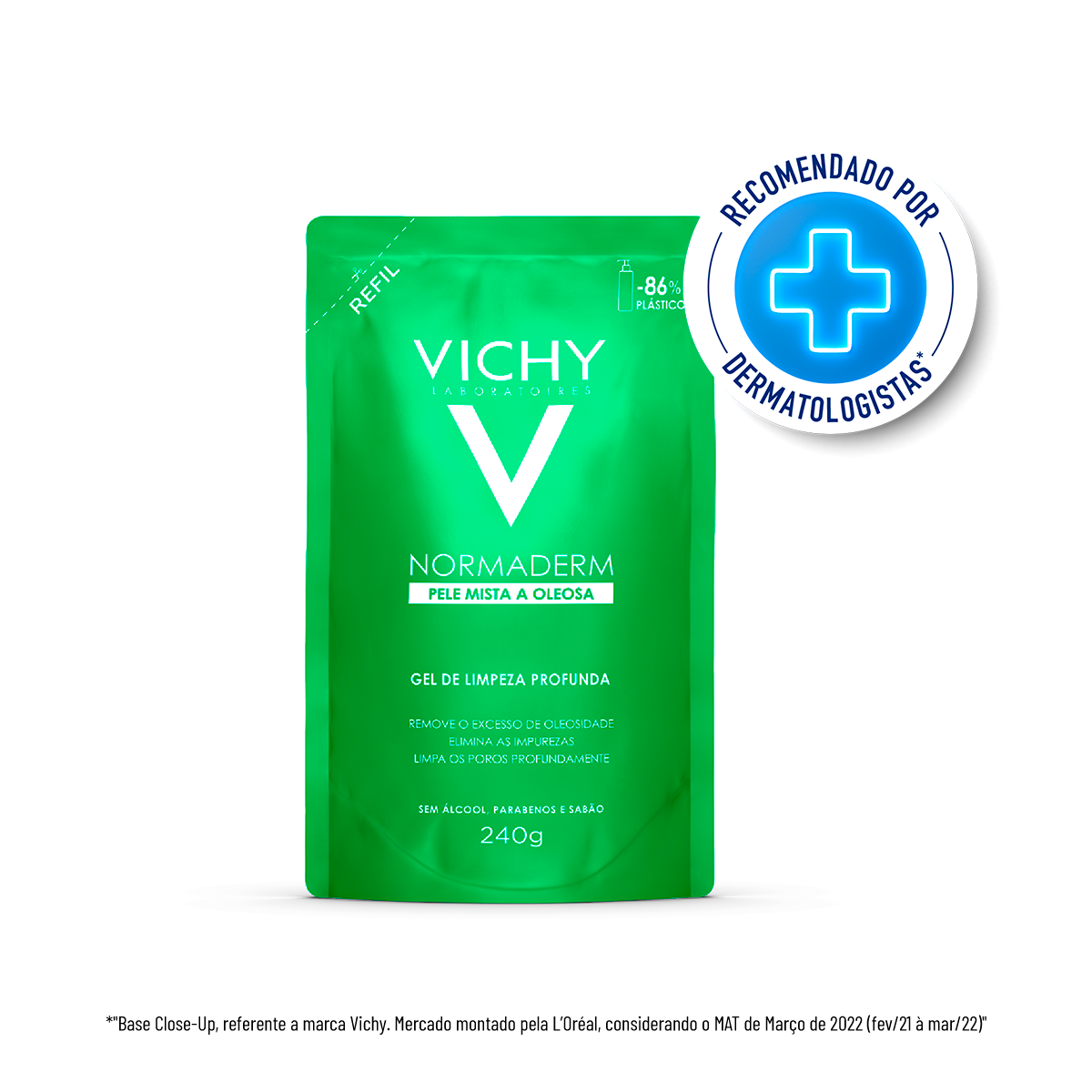 Refil Gel de Limpeza Profunda Vichy Normaderm com 240g Menor preço em Refil Gel de Limpeza Profunda Vichy Normaderm com 240g