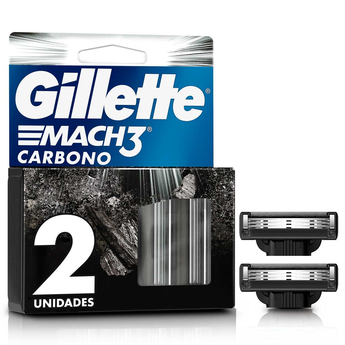 Refil para Aparelho de Barbear Gillette Mach3 Carbono 2 cargas é ruim? Refil para Aparelho de Barbear Gillette Mach3 Carbono 2 cargas é boa?