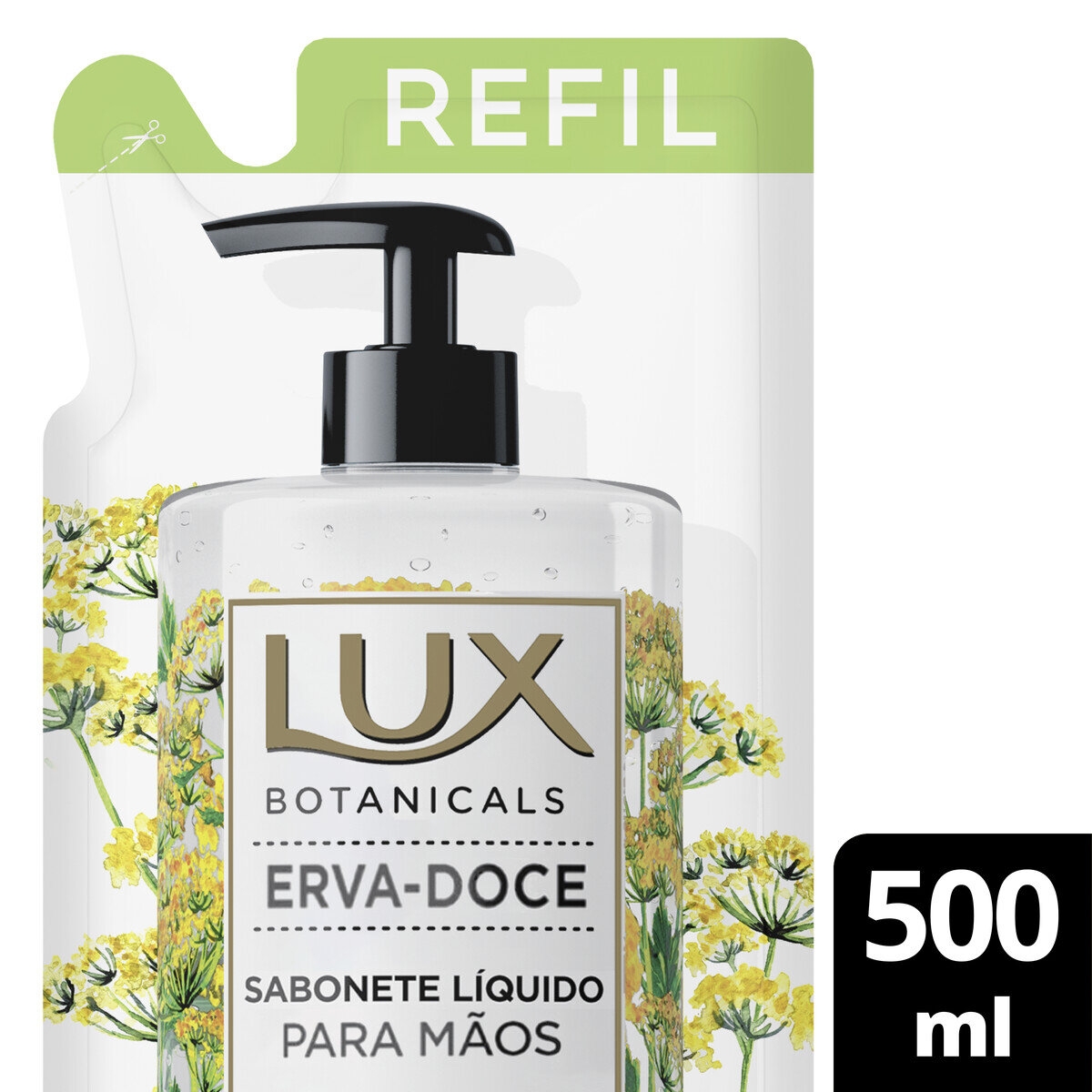 Refil Sabonete Líquido para Mãos Lux Botanicals Erva Doce 500ml 500ml