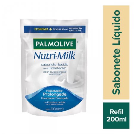 Refil Sabonete Líquido Palmolive Nutri-Milk Hidratante 200ml Foto 2