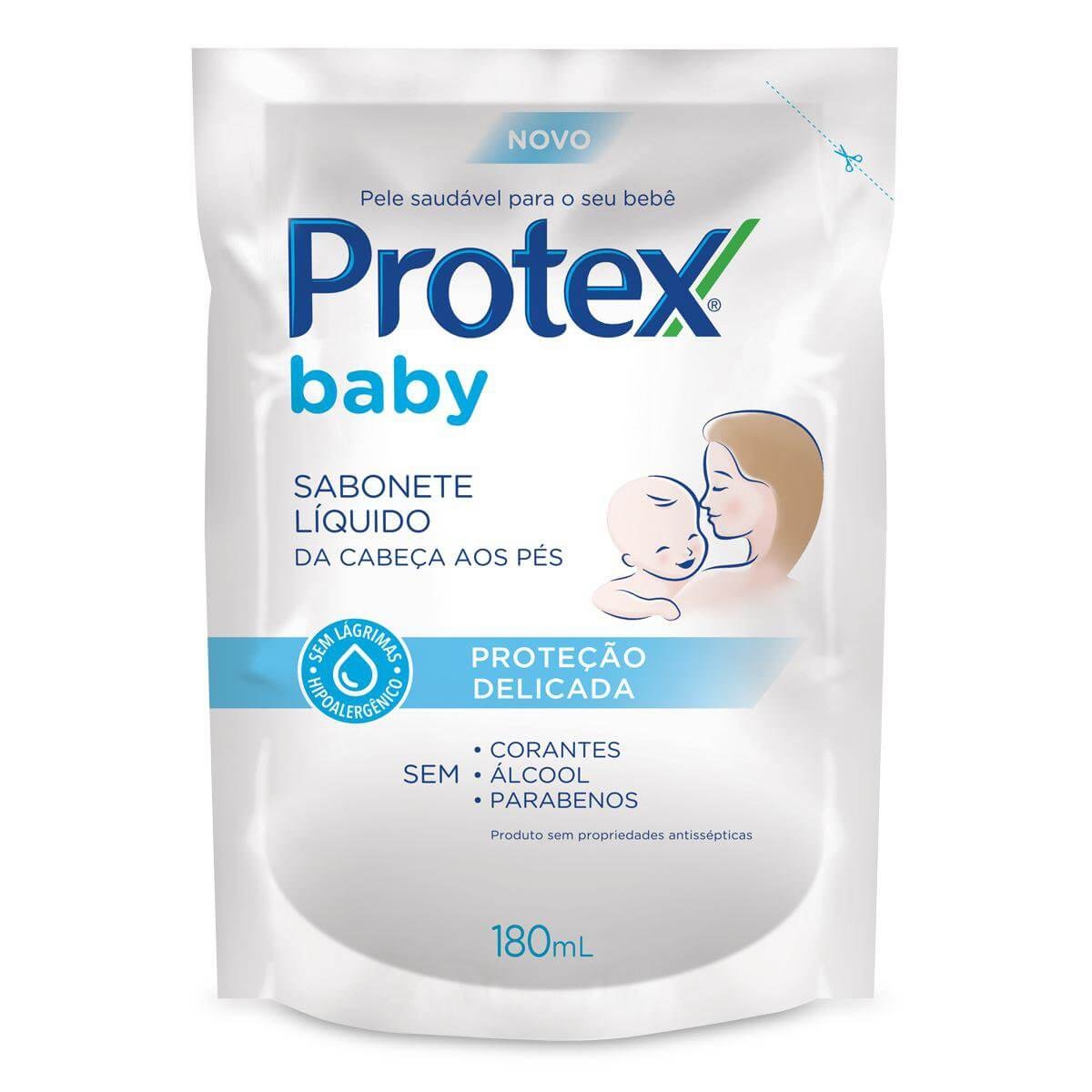 Refil Sabonete Líquido Protex Baby Cabeça aos Pés 180ml