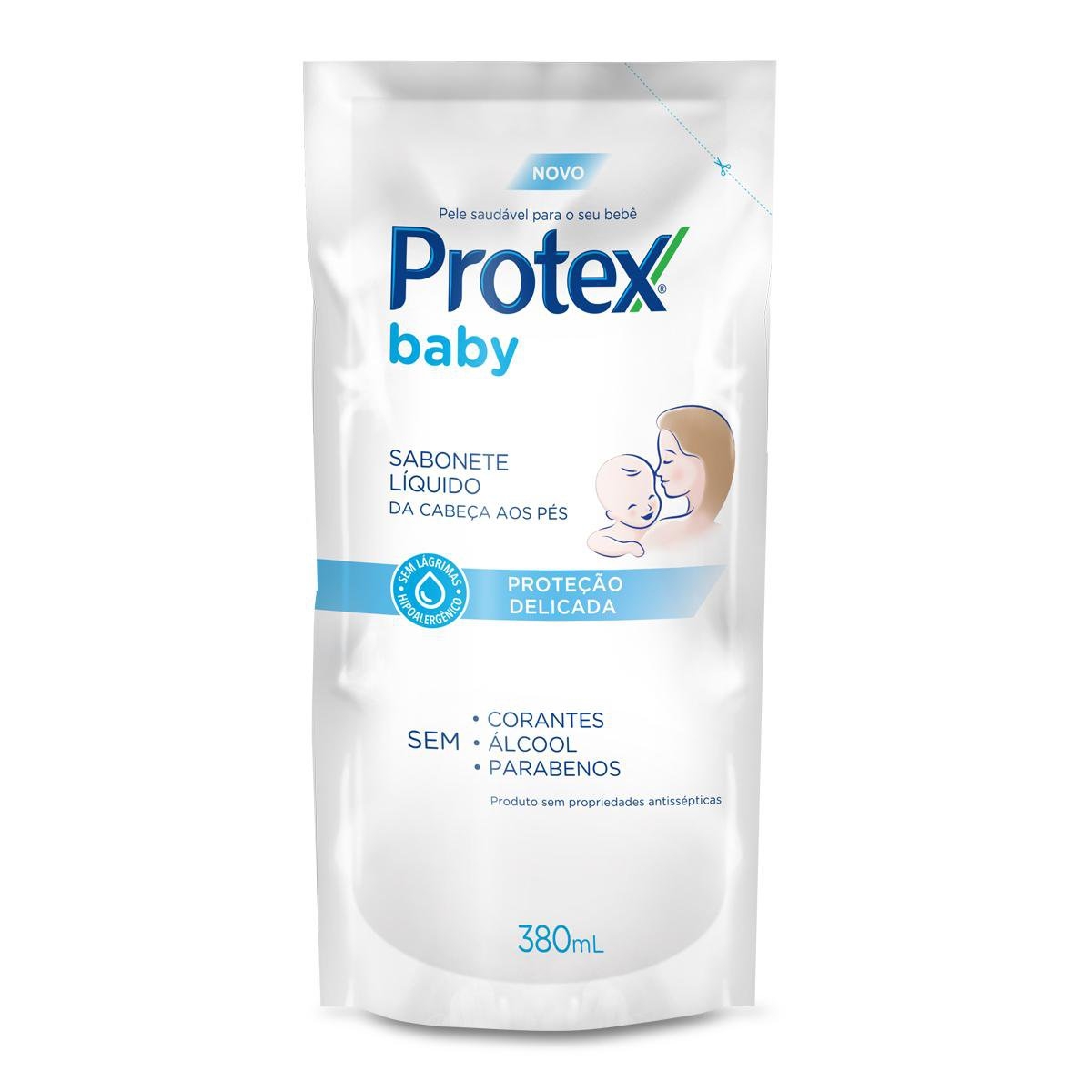 Refil Sabonete Líquido Protex Baby Cabeça aos Pés 380ml