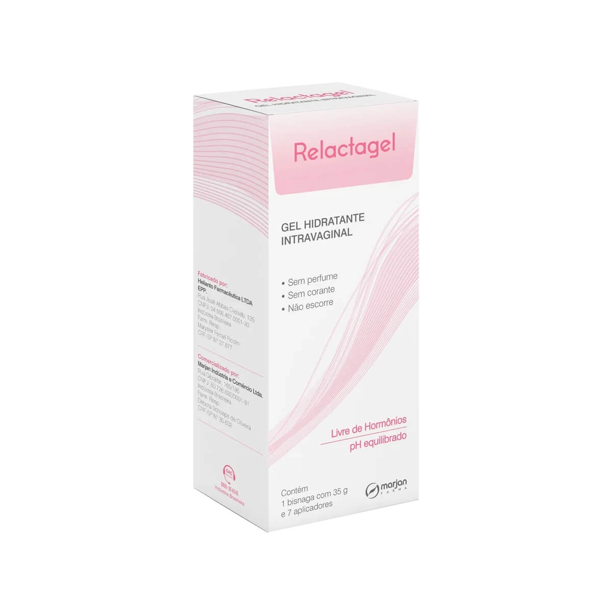 Gel Hidratante Intravaginal Relactagel com 35g + 7 aplicadores Menor preço em Gel Hidratante Intravaginal Relactagel com 35g + 7 aplicadores