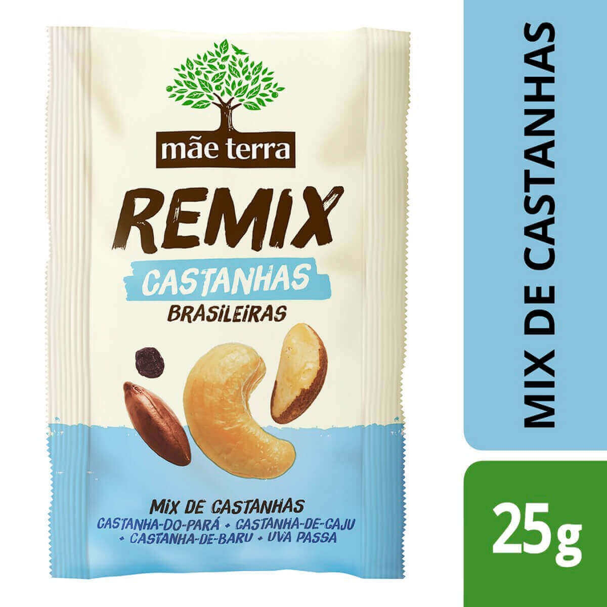 REMIX DE CASTANHAS BRASILEIRAS MÃE TERRA COM 25G