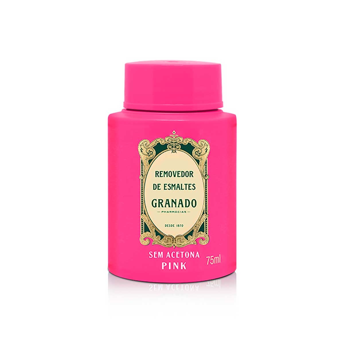 REMOVEDOR DE ESMALTE GRANADO PINK COM 75ML