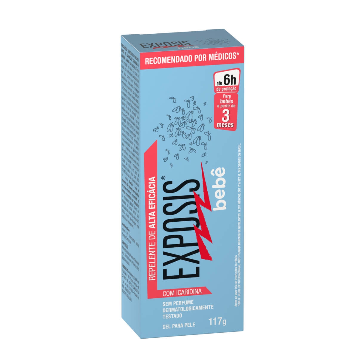Repelente em Gel Exposis Bebê com 117ml Menor preço em Repelente em Gel Exposis Bebê com 117ml