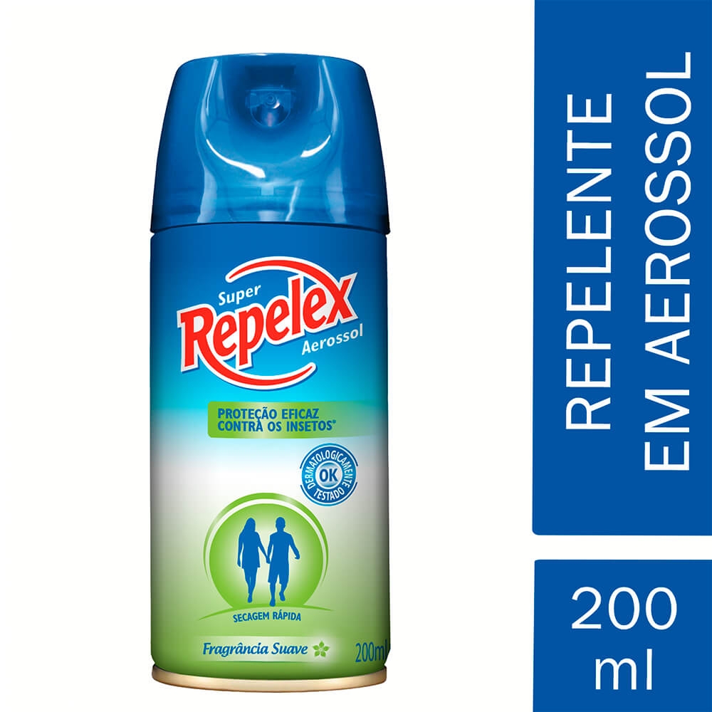 Repelente Super Repelex Family Care Aerosol com 200ml Menor preço em Repelente Super Repelex Family Care Aerosol com 200ml
