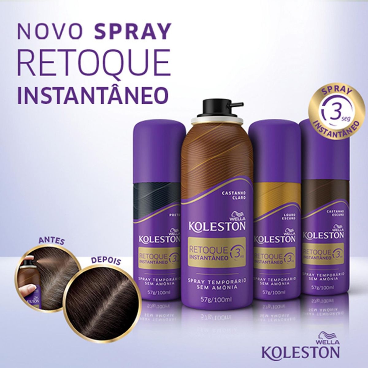Wella Koleston Retoque Instantâneo Louro Escuro 100ml Droga Raia