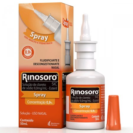 Rinosoro Sic 9mg/ml Descongestionante Nasal em Spray com 50ml